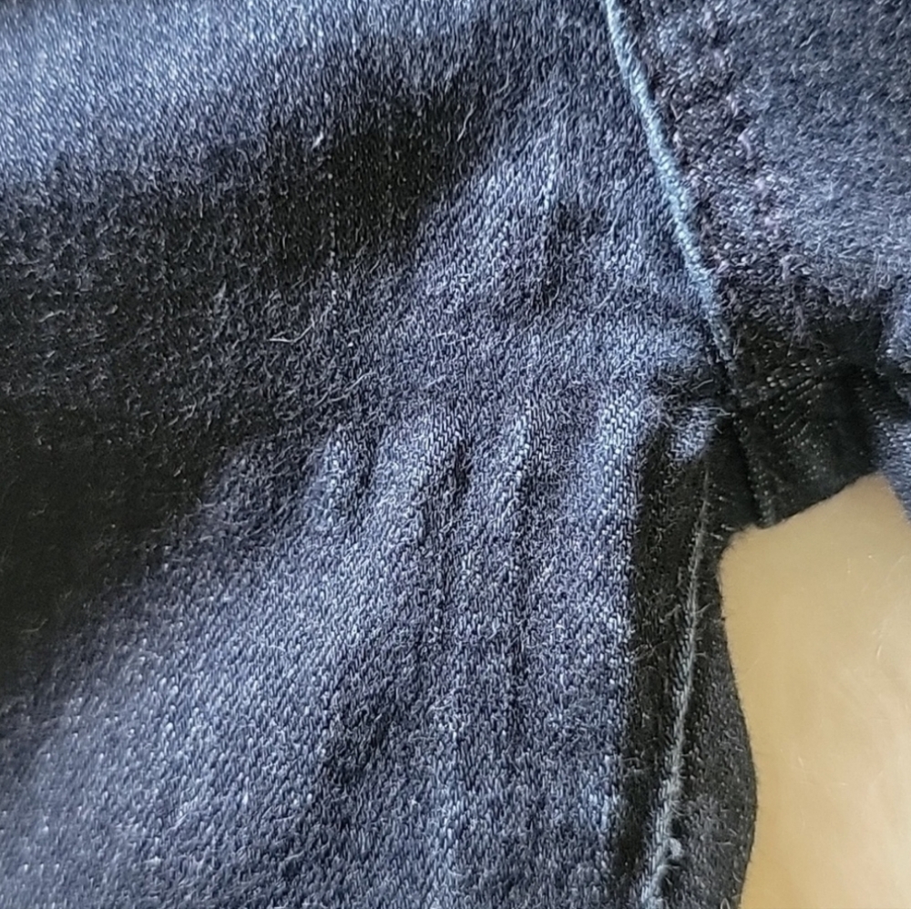 7 FOR ALL MANKIND‎ The Skinny Dark Wash Raw Hem Stretch Casual Designer Jeans 30 - Picture 11 of 11